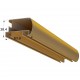MAT GOLD DOUBLE PROCESSION RAIL DECORATIVE CURTAIN RAILS